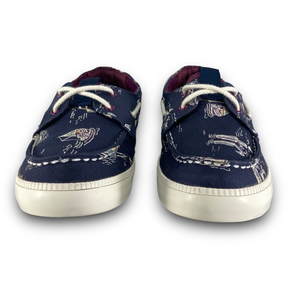 Timberland Newport Bay Canvas Oxford Boat Shoes A15N6 Navy Blue Purple Women 9 - Picture 5 of 10